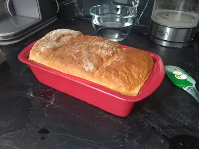 Fluffy Coco Bread Recipe - Vegan Tahitian Specialty : Coco bread ready to cool down
