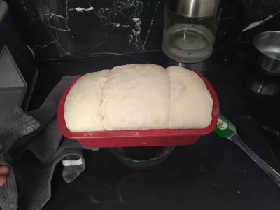 Fluffy Coco Bread Recipe - Vegan Tahitian Specialty : Dough balls rose to ideal size