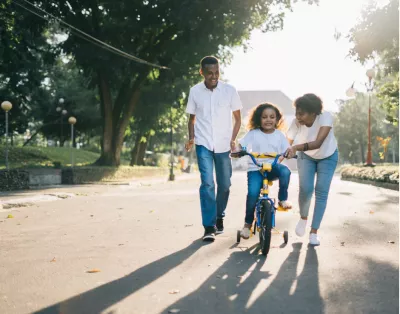 Dear New Parents, Quality Sleep is Possible with an Air Purifier : Family playing outdoor in fresh air